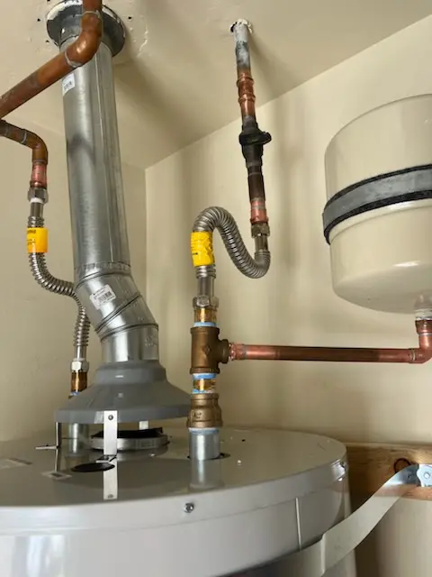Water heater installation and plumbing repair in Vista